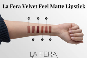 la fera velvet feel matte lipstick