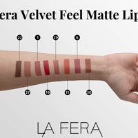 la fera velvet feel matte lipstick