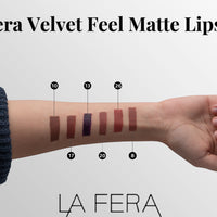 la fera velvet feel matte lipstick