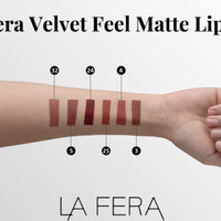 la fera velvet feel matte lipstick