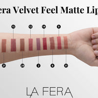 la fera velvet feel matte lipstick